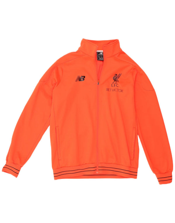 New Balance Mens Liverpool Graphic Tracksuit Top Jacket Large Orange