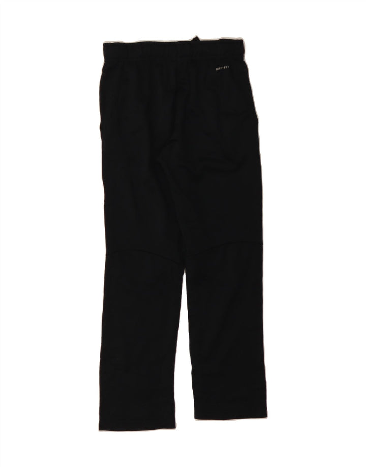 NIKE Boys Graphic Tracksuit Trousers 12-13 Years Large  Black Polyester Vintage Nike and Second-Hand Nike from Messina Hembry 