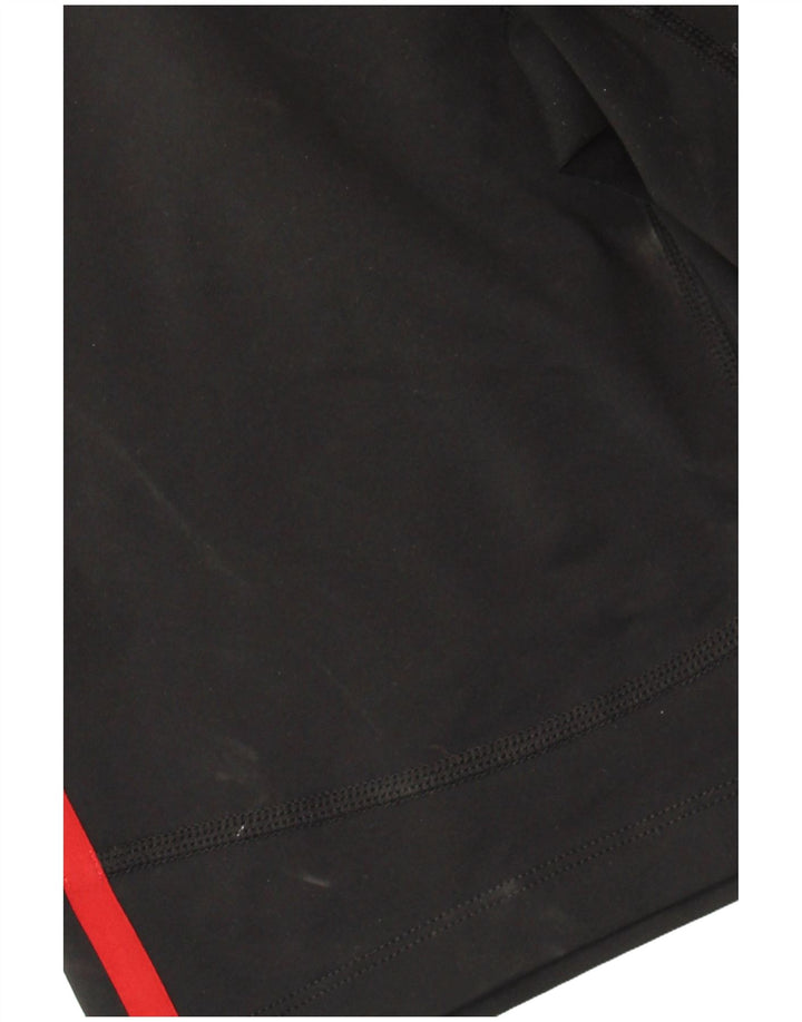 Женские спортивные шорты Nike Dri Fit UK 12, средний черный, полиэстер с цветными блоками