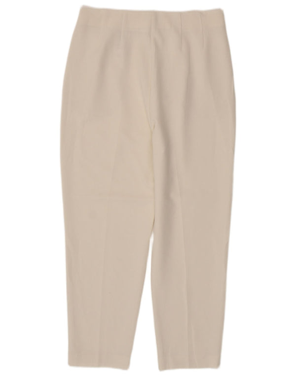 Женские укороченные брюки узкого кроя Marks & Spencer UK 12 Medium W30 L26 Off White