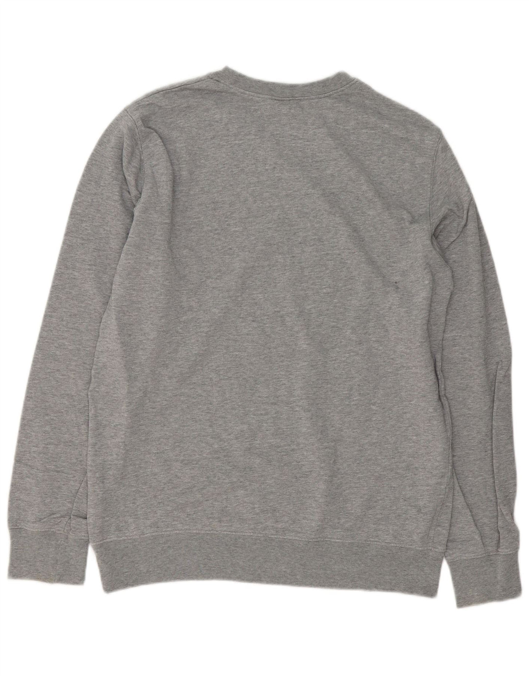 Мужской свитшот с рисунком Carhartt, хлопковый джемпер среднего серого цвета в крапинку
