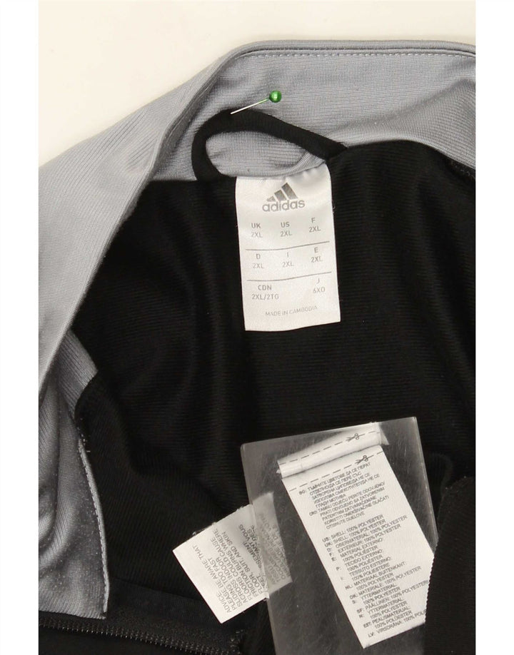 Мужской спортивный костюм Adidas Top Jacket 2XL Черный Полиэстер с цветными блоками