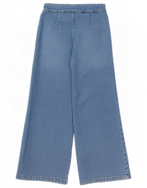 Широкие джинсы Zara для девочек 13-14 лет W26 L28 Синие