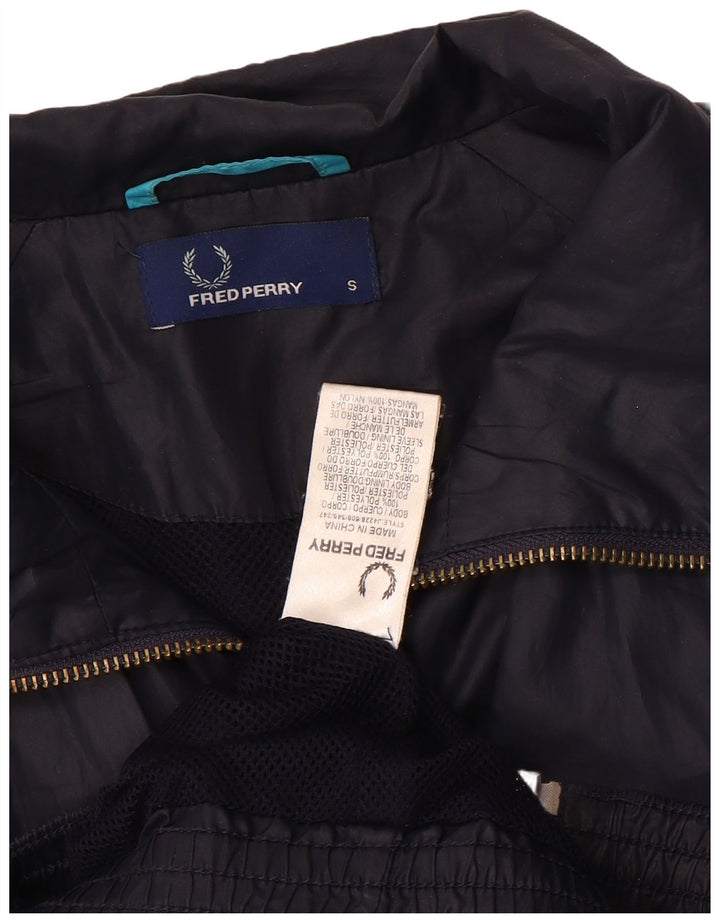 Мужской спортивный костюм Fred Perry, верхняя куртка, маленький темно-синий, полиэстер
