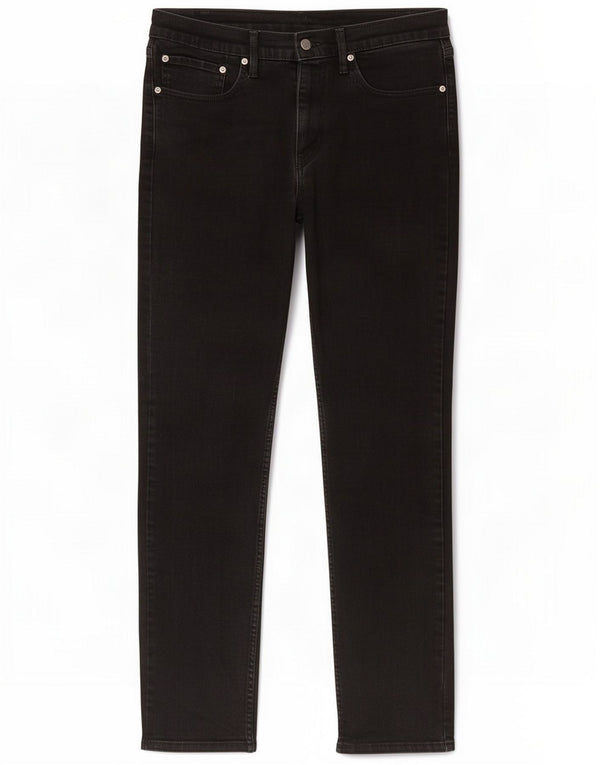 Мужские зауженные джинсы Levi's 512 W34 L32, черный хлопок