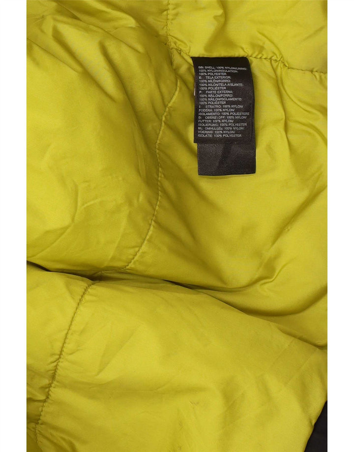 Мужская ветровка The North Face UK 38, нейлон среднего серого цвета с цветными блоками
