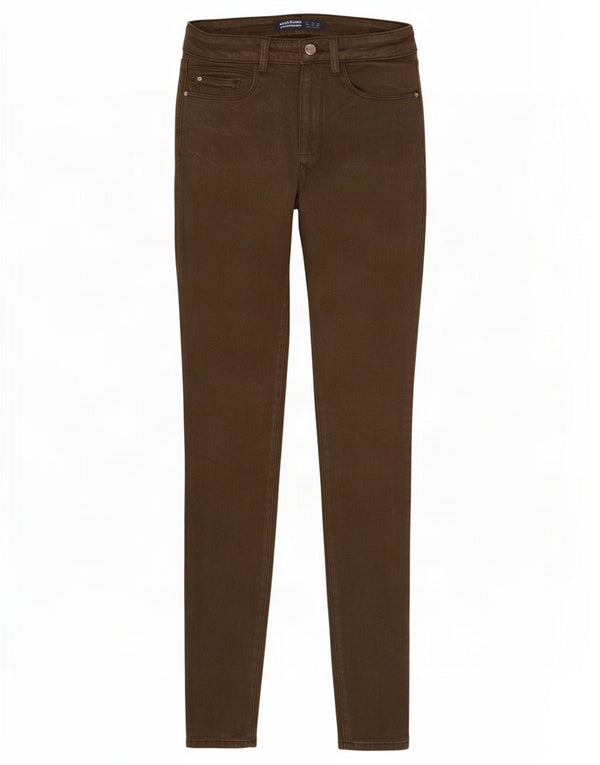 Женские джинсы скинни Zara EU 34 2XS W24 L29 Хаки, хлопок