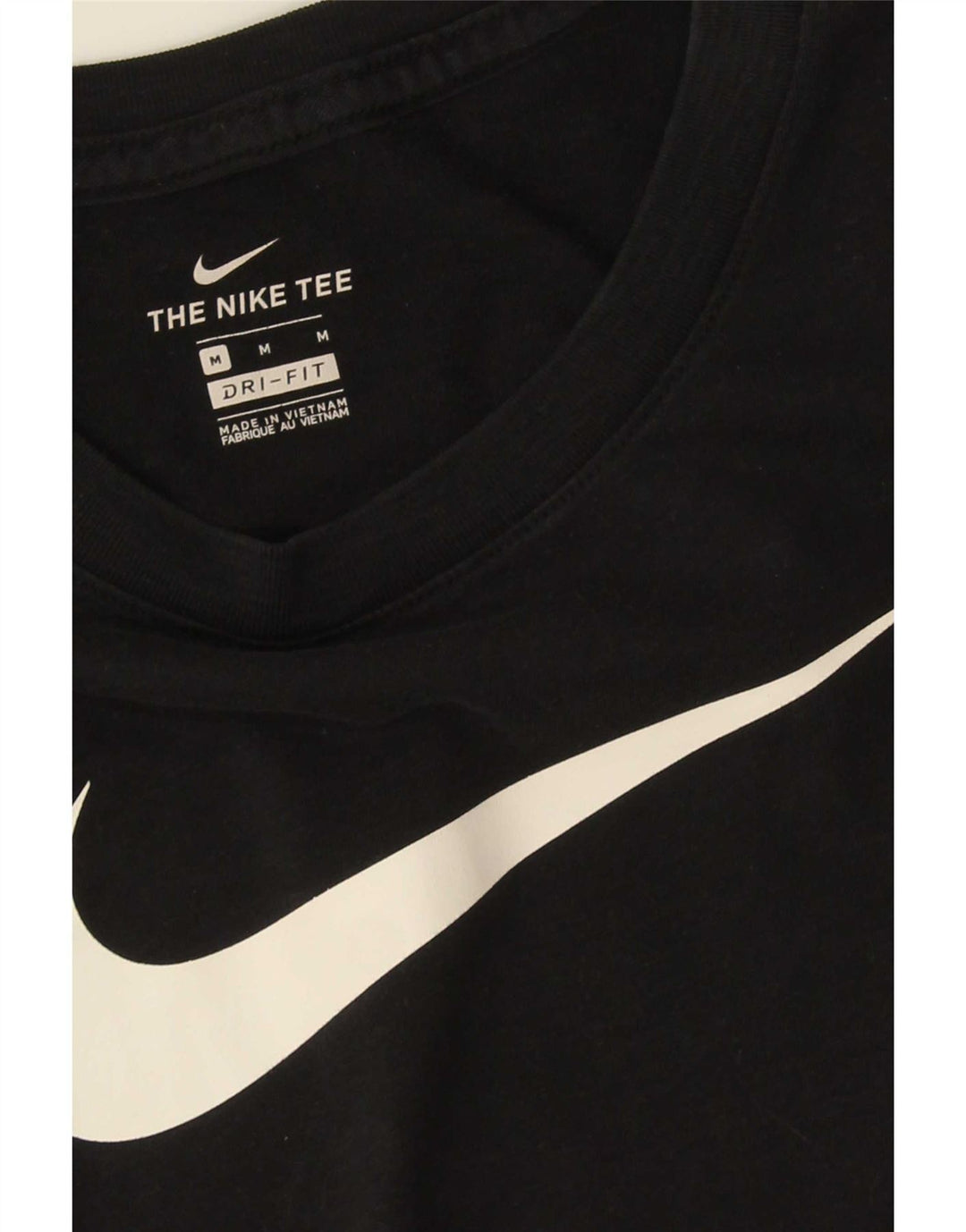 Женская футболка с рисунком Nike Dri Fit Top UK 14, средний черный