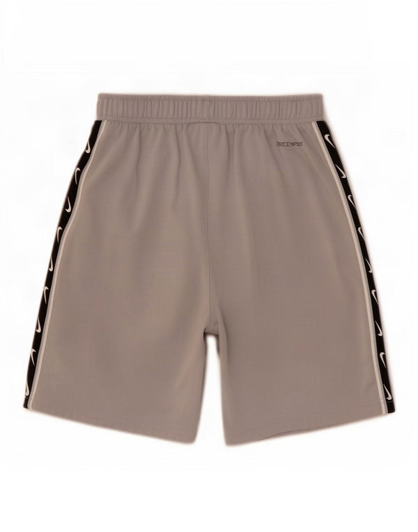 Спортивные шорты Nike Dri Fit с графическим рисунком для мальчиков, 12–13 лет, большие серые цветные блоки