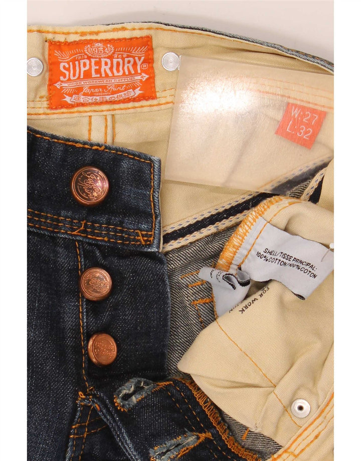 Мужские джинсы-карго Superdry Bootcut W27 L32 Темно-синие, хлопок