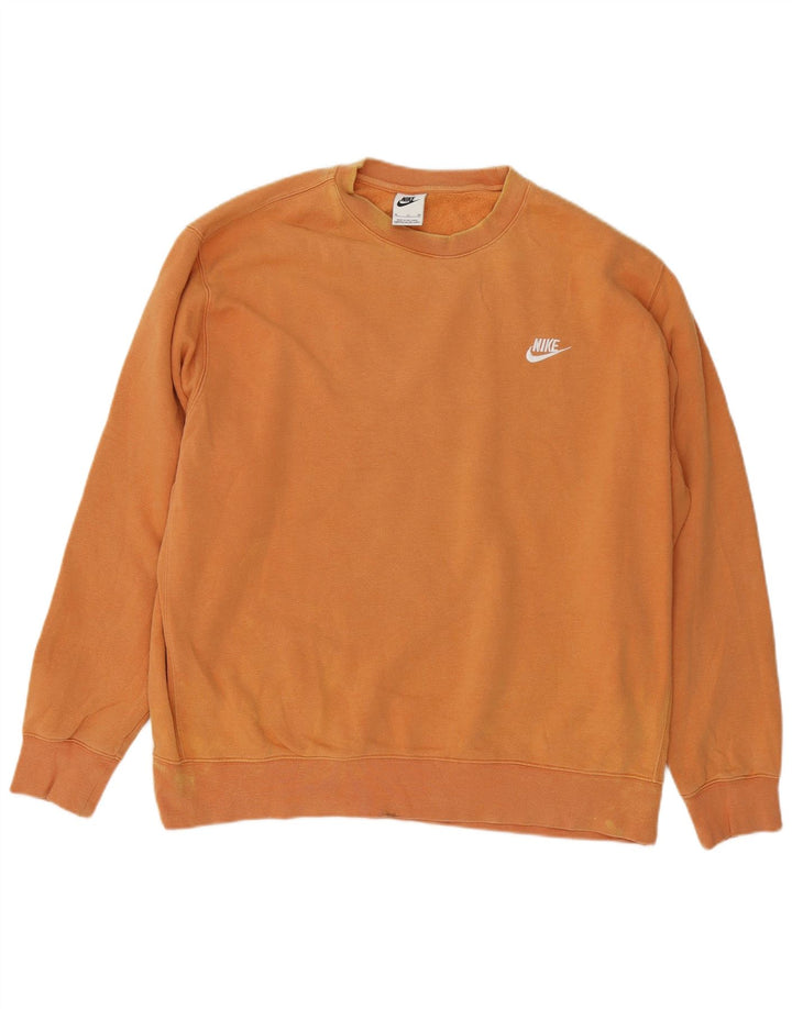 Мужской свитшот Nike Jumper XL Оранжевый хлопок