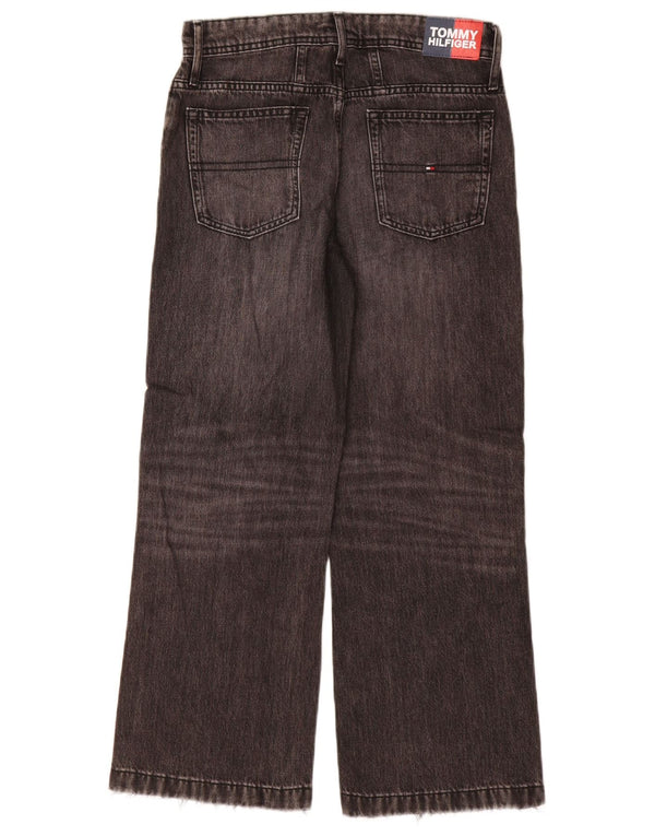 Широкие джинсы Tommy Hilfiger для девочек 15–16 лет W28 L27 Серые