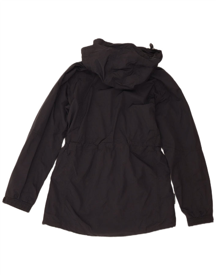 Женская дождевик с капюшоном Mountain Warehouse UK 14, большой черный нейлон