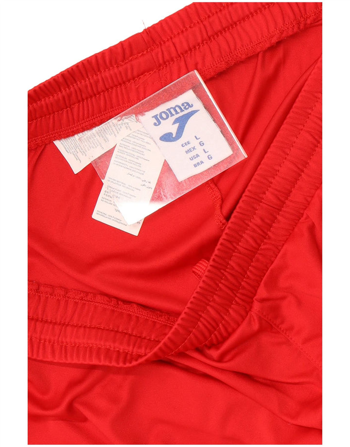 Мужские спортивные шорты Joma, большие красные, полиэстер