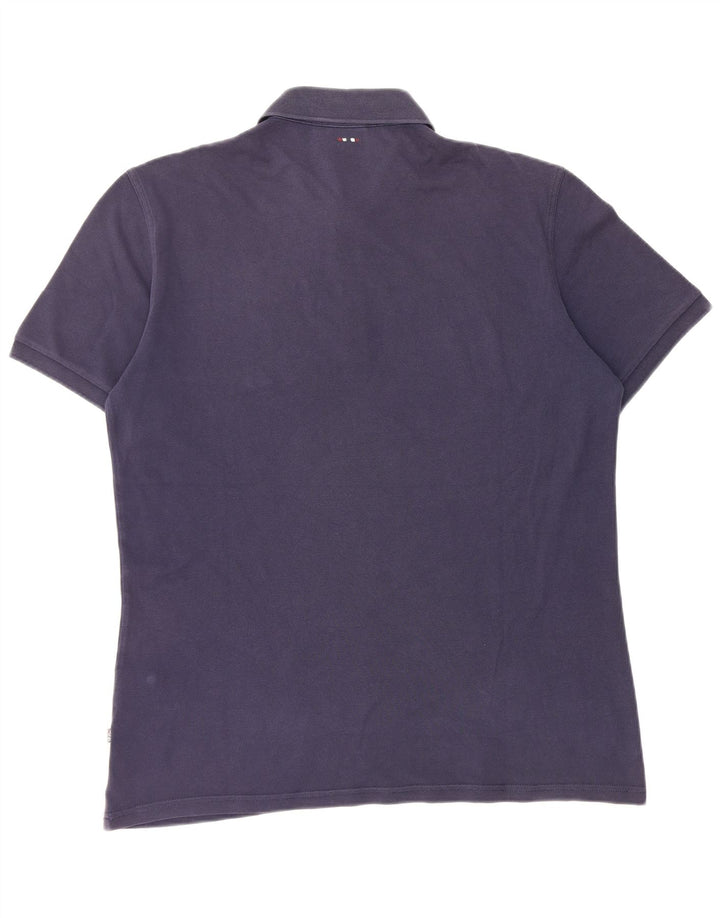 Мужская рубашка-поло Napapijri XL темно-синяя