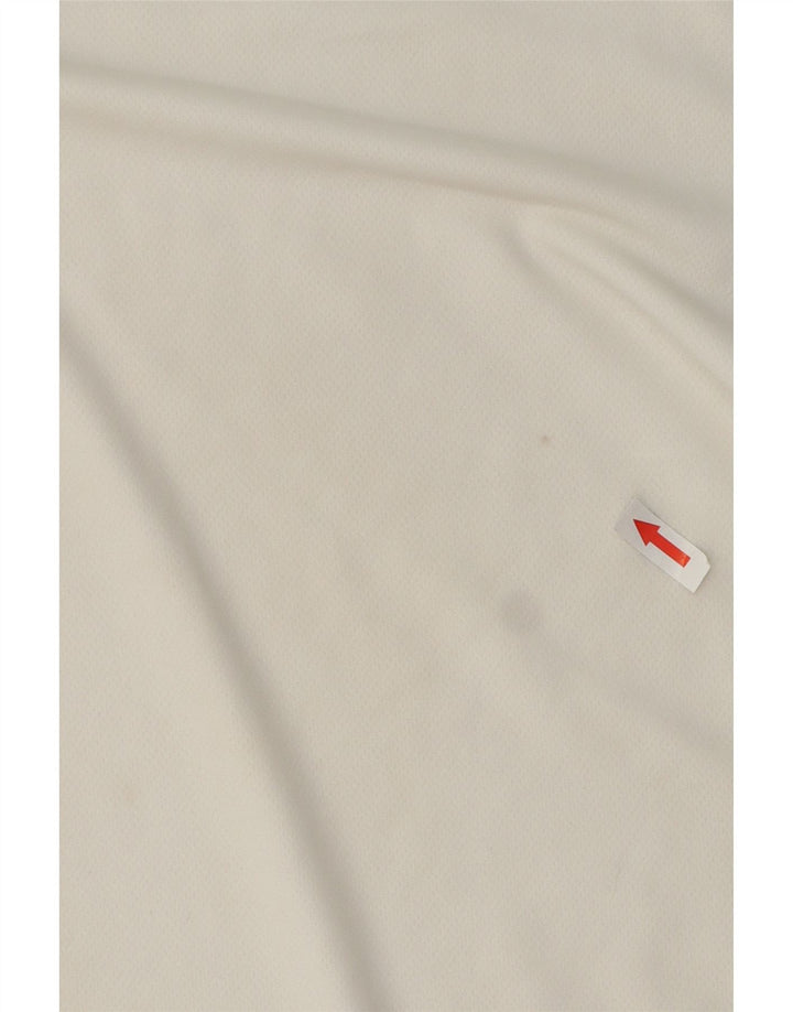 Мужская футболка Adidas Climalite, большой белый полиэстер с цветными блоками