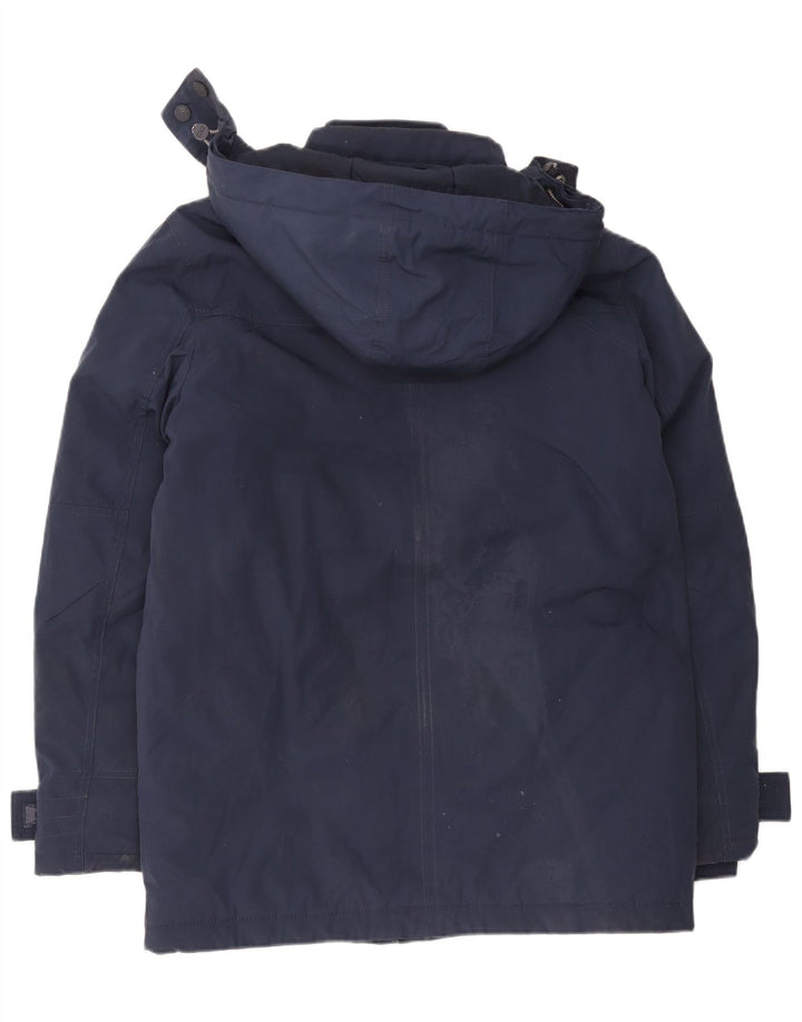 Tommy Hilfiger Мужская ветровка с капюшоном UK 38 Medium Navy Blue