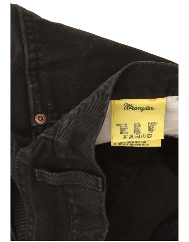 Мужские прямые джинсы Wrangler Texas W36 L32, черный хлопок