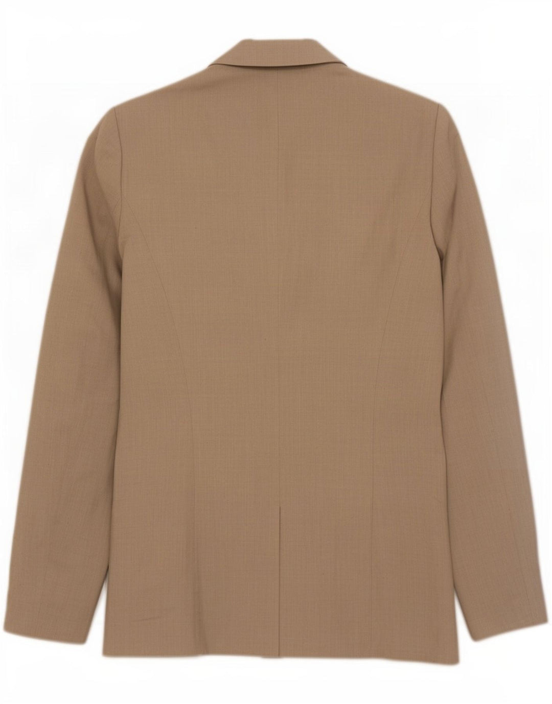 Женский пиджак на 1 пуговице Zara UK 10, маленький, бежевый, хлопковый