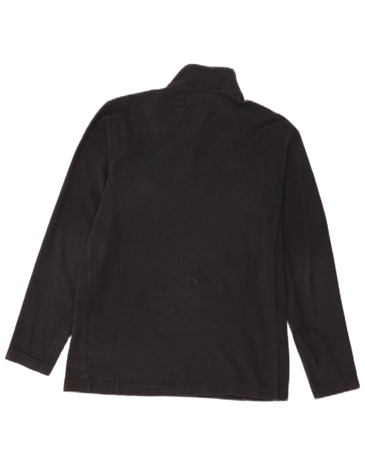 Мужской флисовый джемпер Columbia XS с воротником на молнии, черный полиэстер