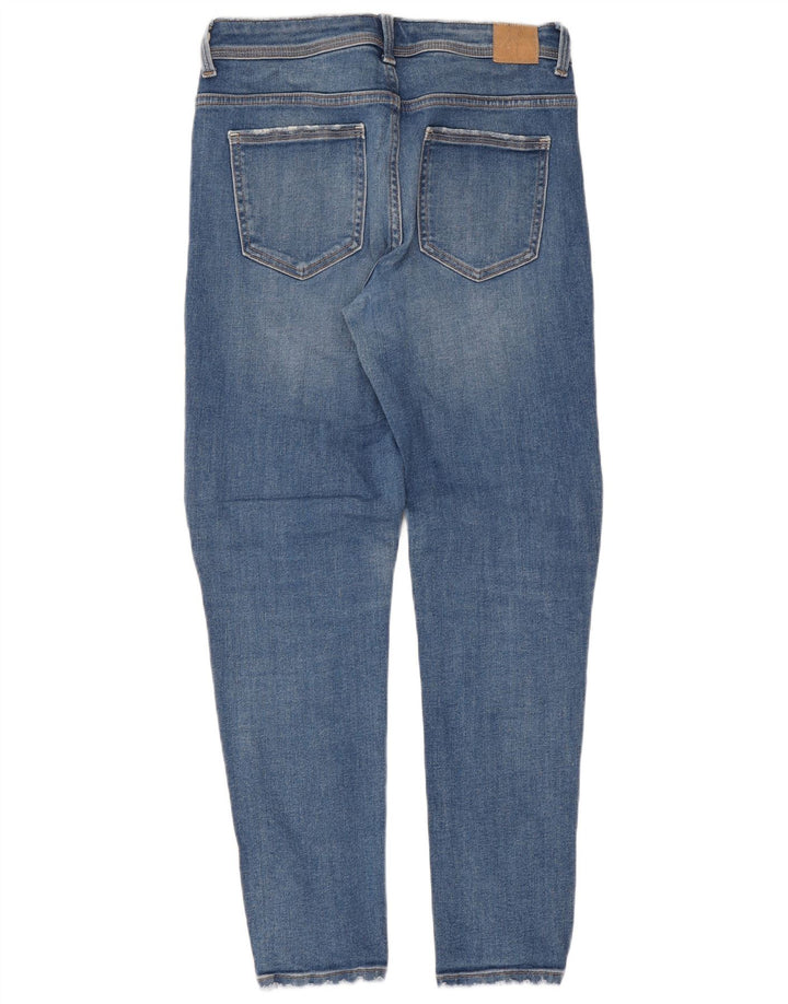 Женские узкие джинсы Zara EU 38, маленькие W28 L27, синие