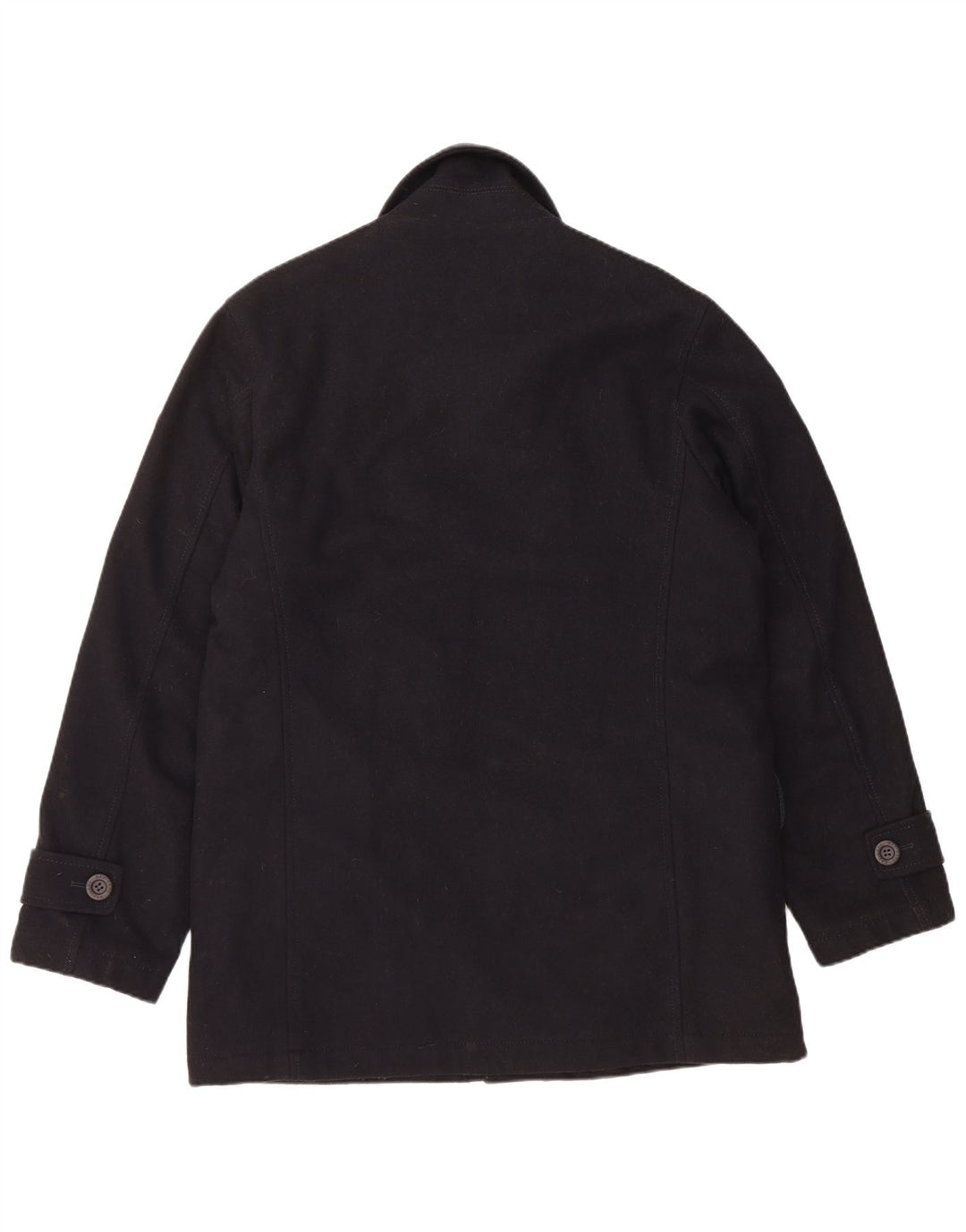 Мужское пальто NAVIGARE UK 38, среднее, черное, шерстяное