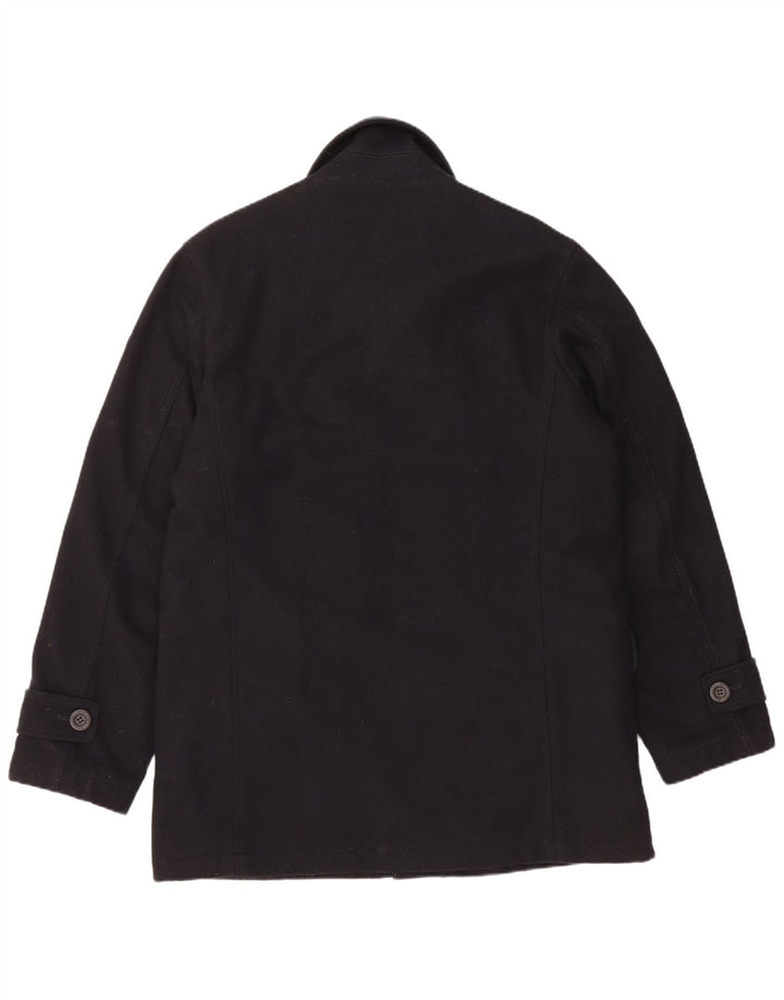 Мужское пальто NAVIGARE UK 38, среднее, черное, шерстяное