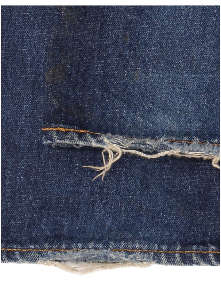 Мужские прямые джинсы Levi's 514 W34 L32 темно-синие, хлопок