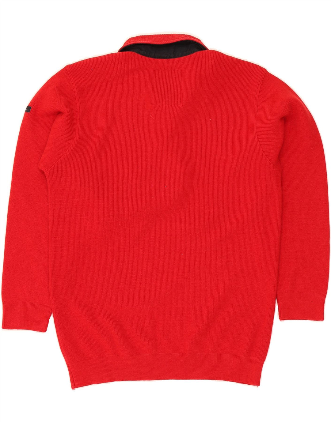 GREEN COAST Mens Polo Neck Jumper Sweater Size 52 Large Red Wool Vintage Green Coast and Second-Hand Green Coast from Messina Hembry 