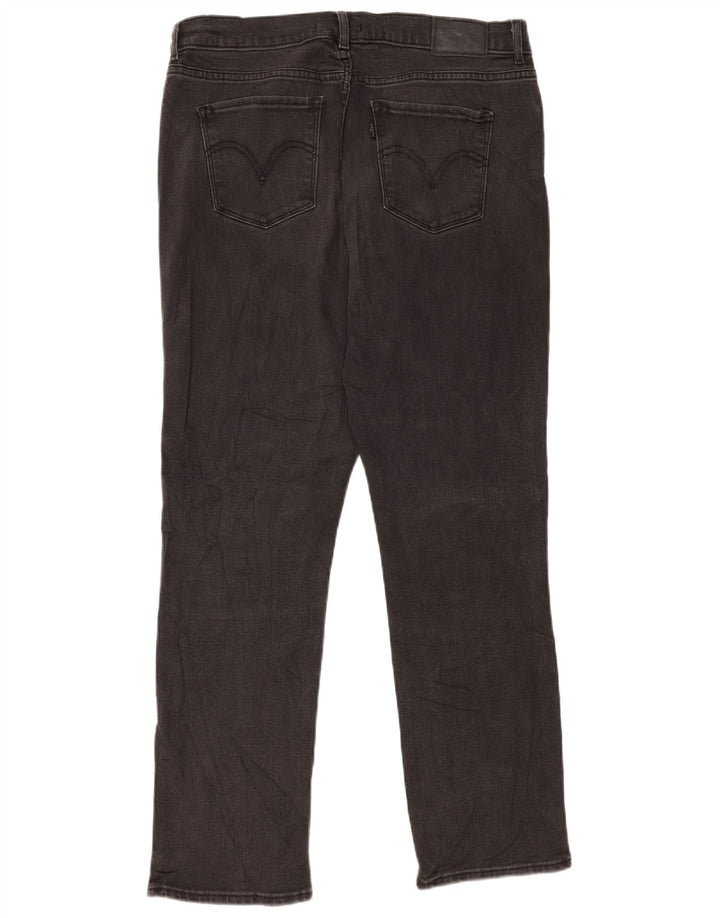 Женские классические прямые джинсы Levi's Classic Fit, США 10, большие W30 L30, черные