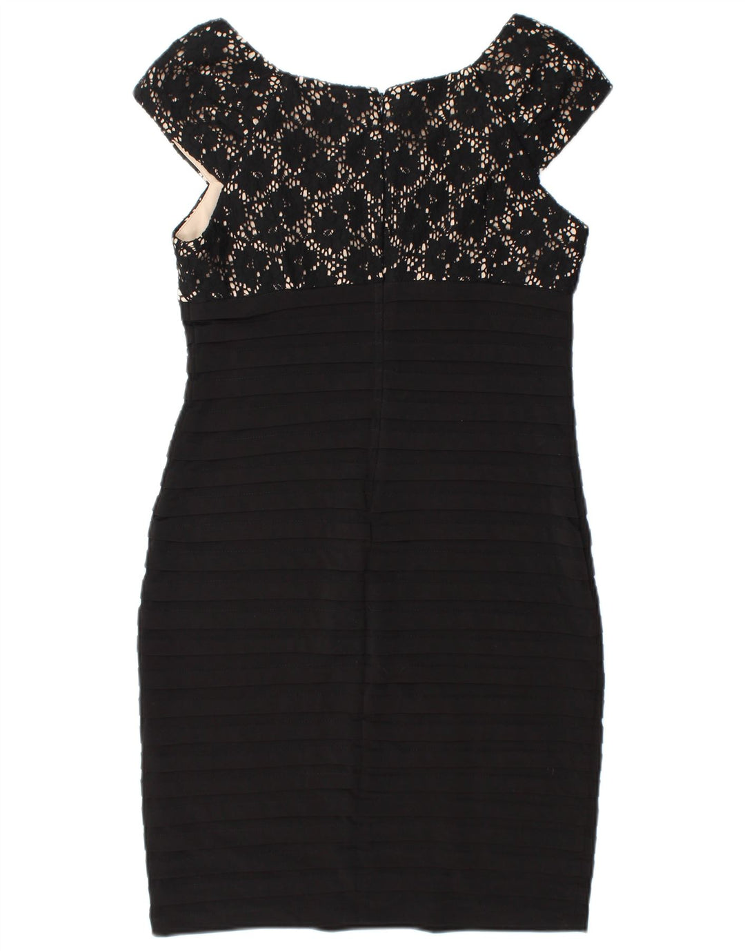 Женское облегающее платье без рукавов WALLIS UK 12, средний черный полиэстер