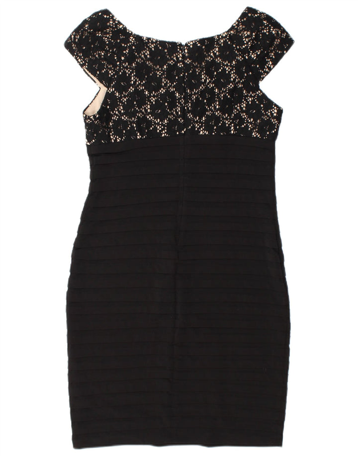 Женское облегающее платье без рукавов WALLIS UK 12, средний черный полиэстер