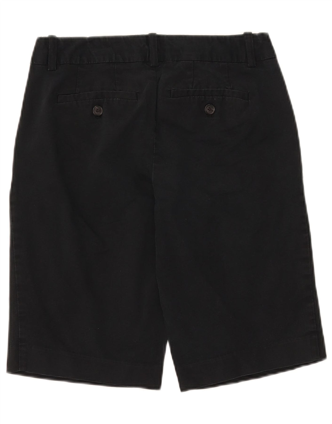 EDDIE BAUER Womens Bermuda Shorts US 2 XS W28  Black Cotton