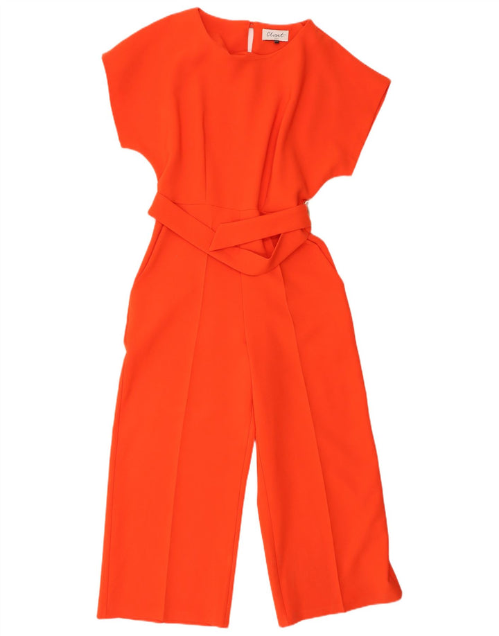 CLOSET Womens Jumpsuit UK 12  Medium Orange