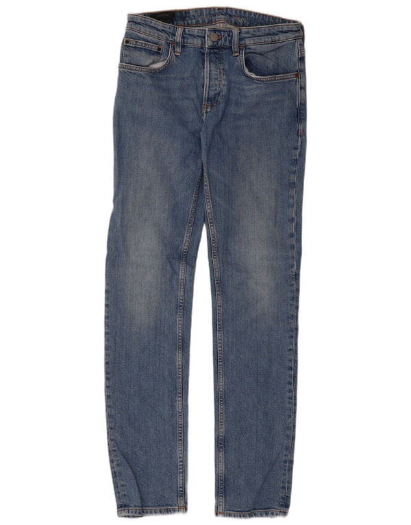 Мужские узкие джинсы Calvin Klein W30 L32, синий хлопок