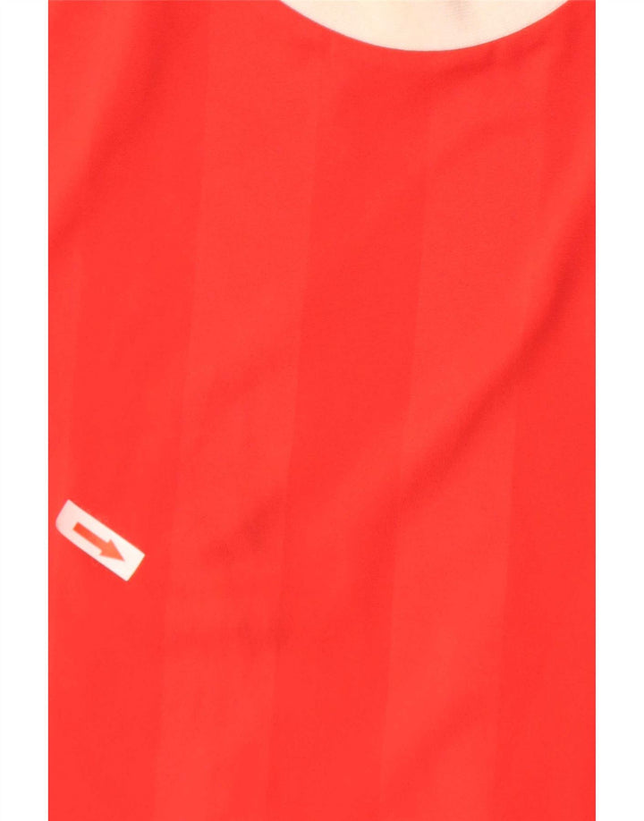 Мужская футболка Adidas Top XL из полиэстера в красную полоску