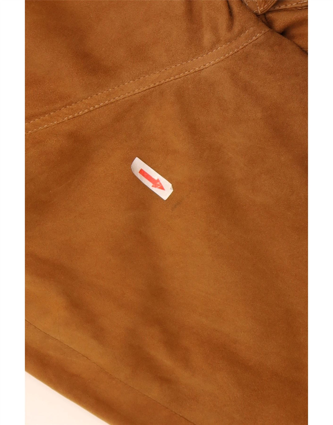 Винтажная мужская замшевая куртка-бомбер UK 40, большая коричневая