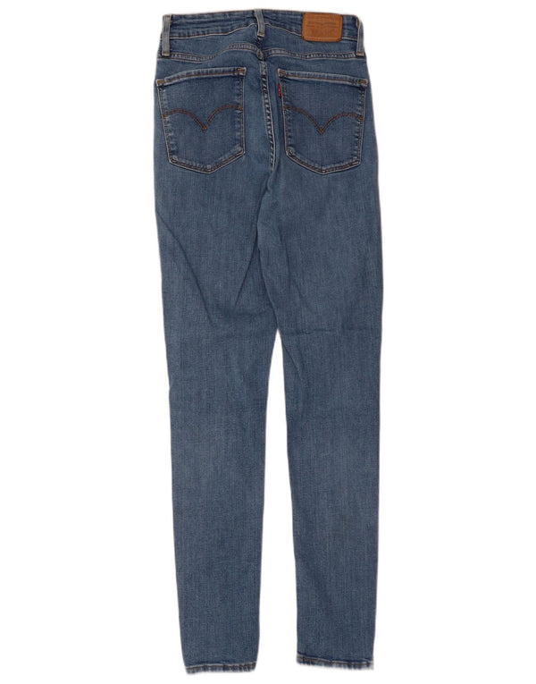 Женские джинсы скинни Levi's 721 с высокой посадкой W26 L28, синие, хлопок