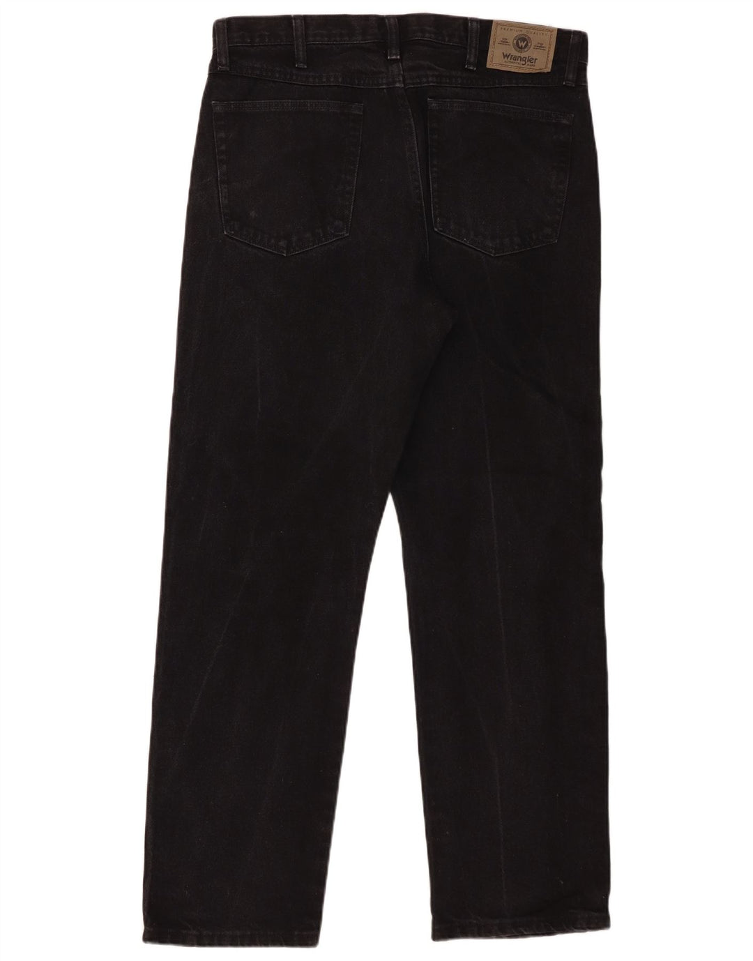 Мужские прямые джинсы Wrangler W34 L30, черный хлопок