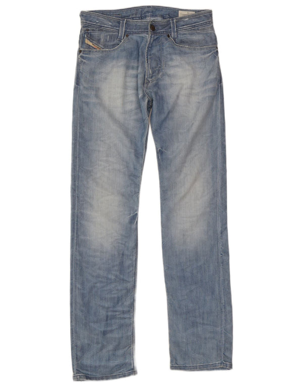 Прямые джинсы Diesel для мальчиков 15–16 лет W32 L32, синие, хлопок