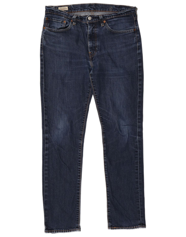 Мужские джинсы Levi's 511 Slim W34 L32 Темно-синие, хлопок