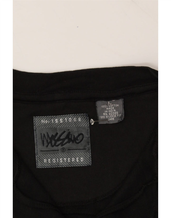 MOSSIMO Mens Shirt Large Black Cotton Vintage Mossimo and Second-Hand Mossimo from Messina Hembry 