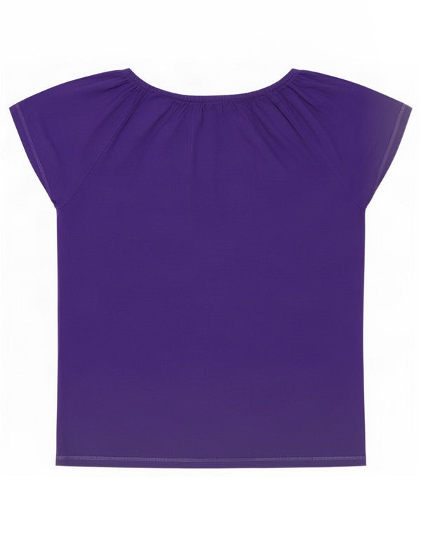 Женская блузка M&Co Top UK 14, средний фиолетовый, вискоза