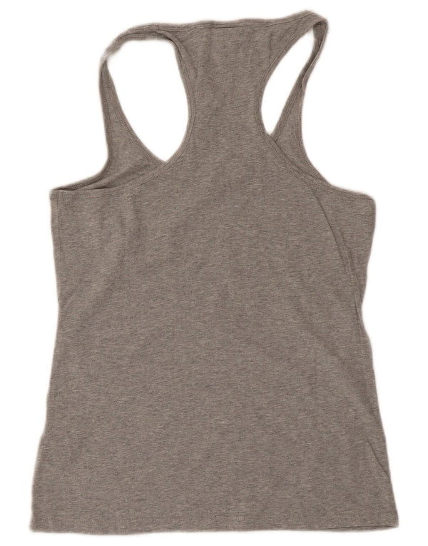 Женский жилет Champion Heritage Fit Top UK 14, большой серый хлопок