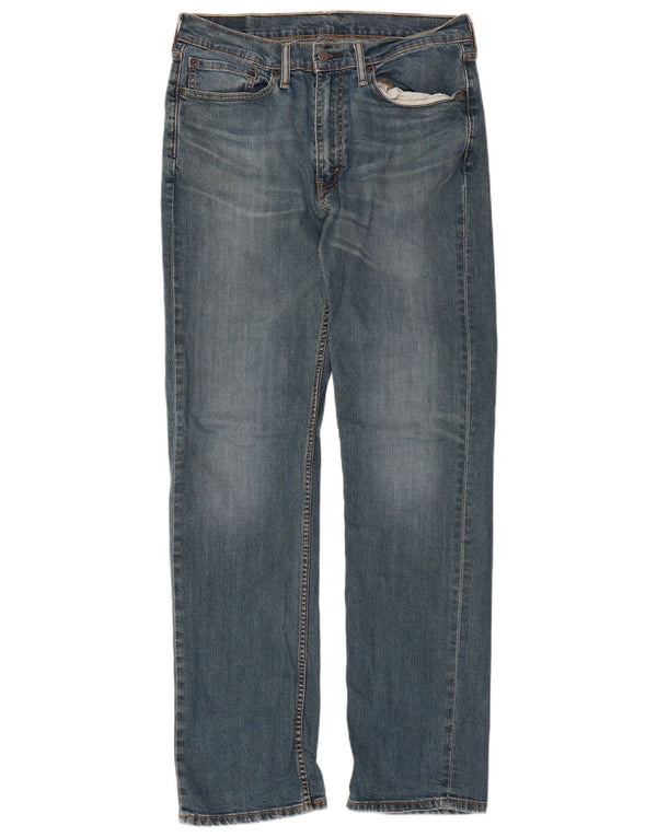 Мужские прямые джинсы Levi's 514 W34 L34 синие, хлопок