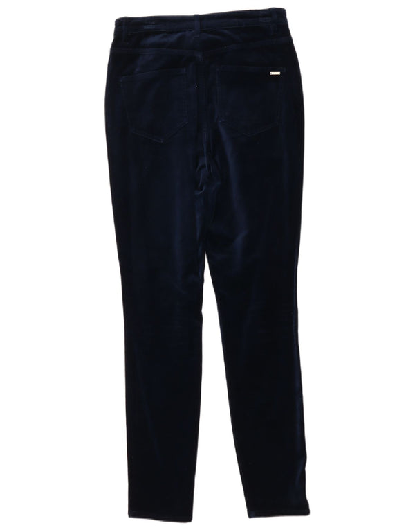 Massimo Dutti Женские бархатные повседневные брюки EU 36 XS W26 L29 Темно-синие