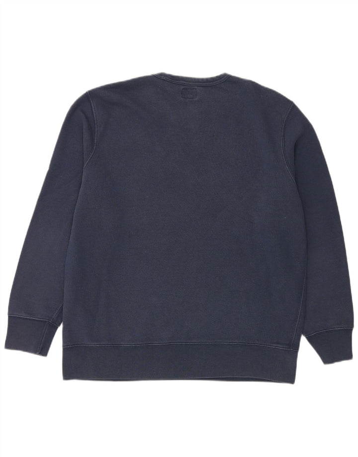 Мужской свитшот с рисунком LEVI'S, джемпер XL, темно-синий, хлопок