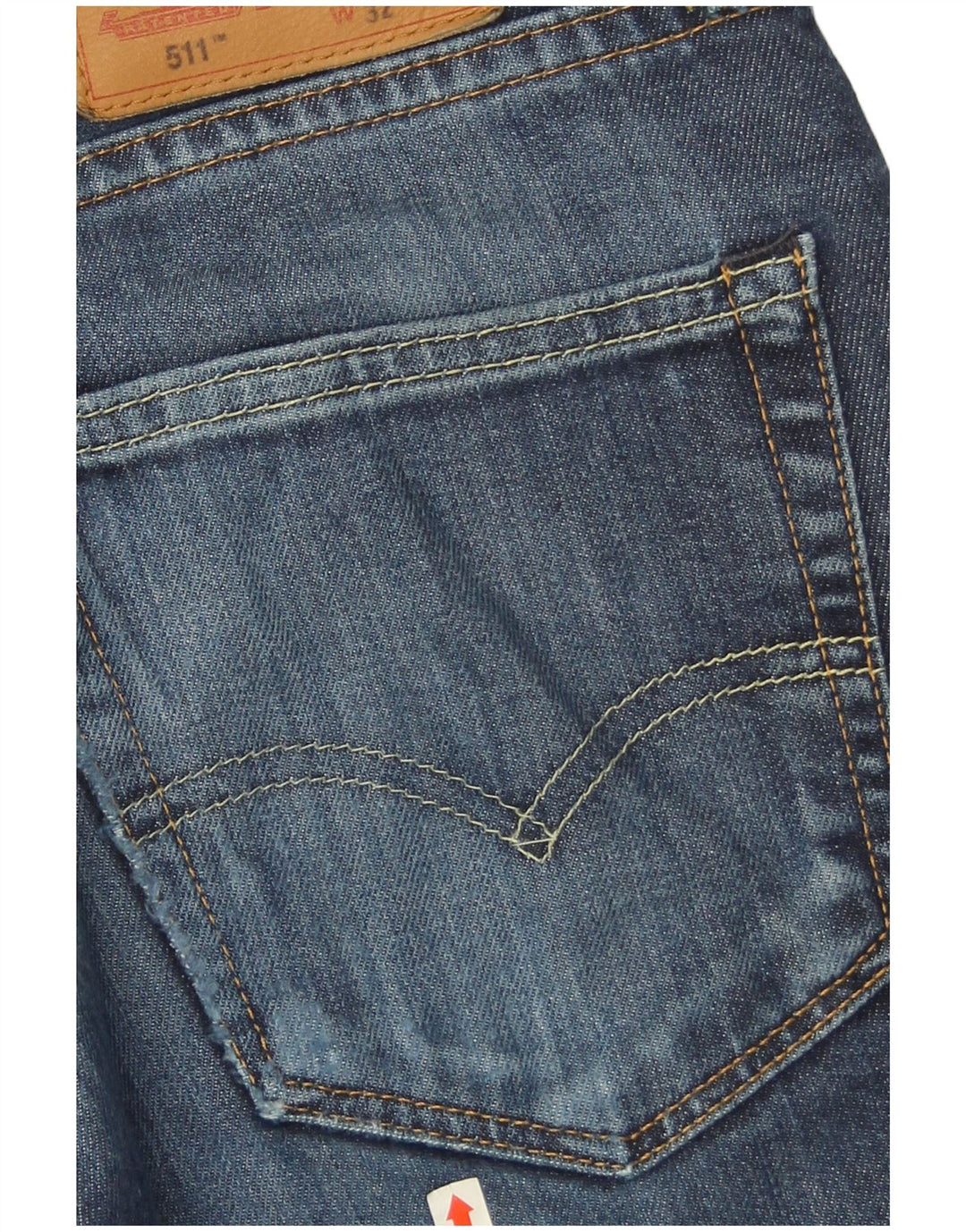Мужские джинсы Levi's 511 Slim W32 L32 Темно-синие, хлопок