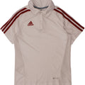 Рубашка-поло ADIDAS Climacool для мальчиков 9-10 лет, белый полиэстер