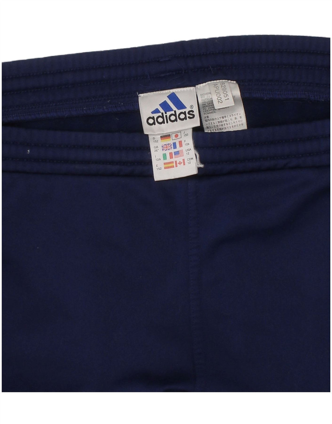 Спортивные шорты Adidas для мальчиков 11-12 лет, темно-синий, полиэстер